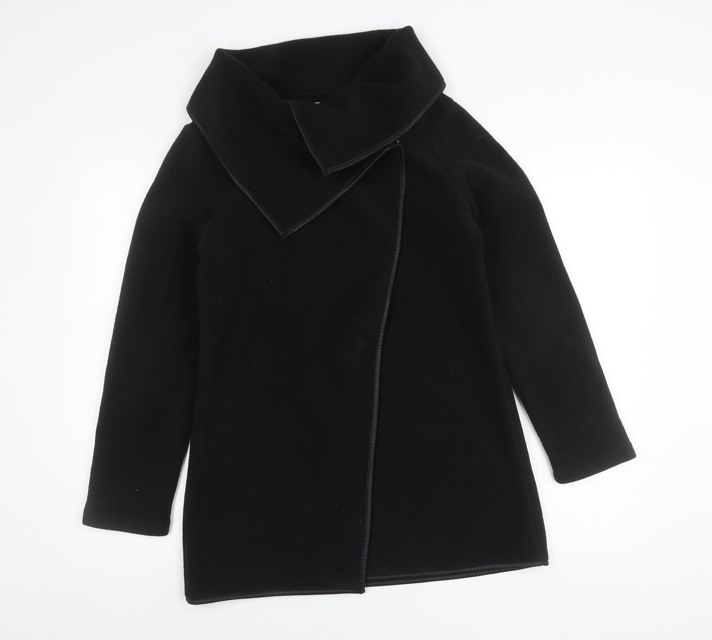 Womens UK Size S Barrage Black Overcoat