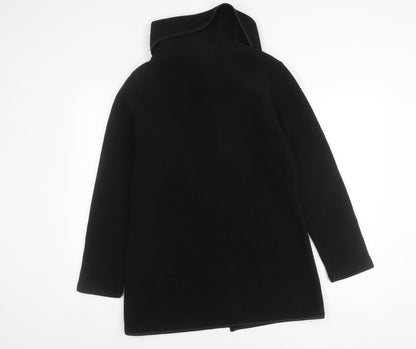 Womens UK Size S Barrage Black Overcoat