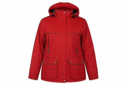 Womens UK Size M Aigle Red Parka Coat