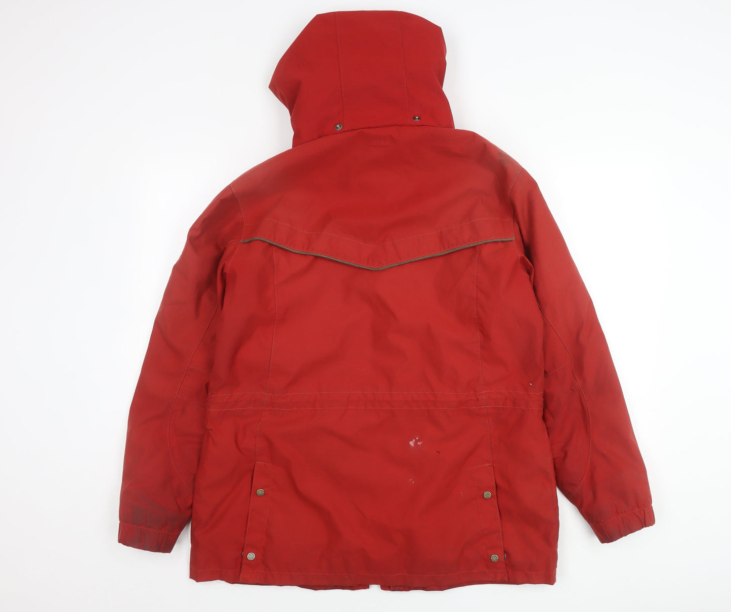 Womens UK Size M Aigle Red Parka Coat
