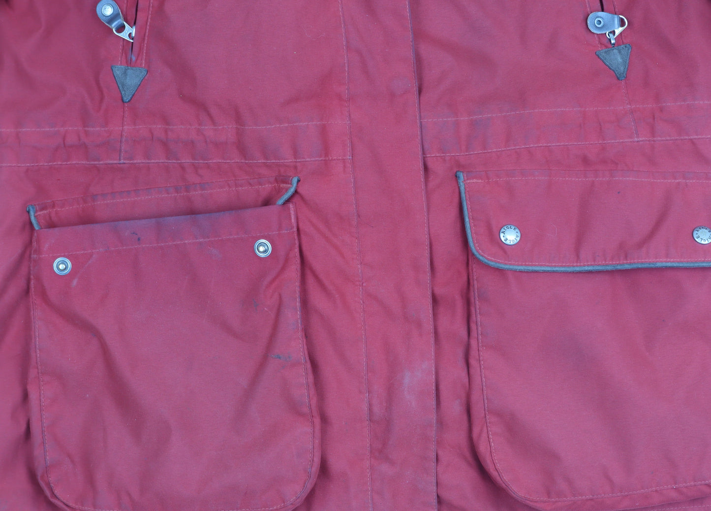 Womens UK Size M Aigle Red Parka Coat