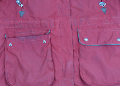Womens UK Size M Aigle Red Parka Coat