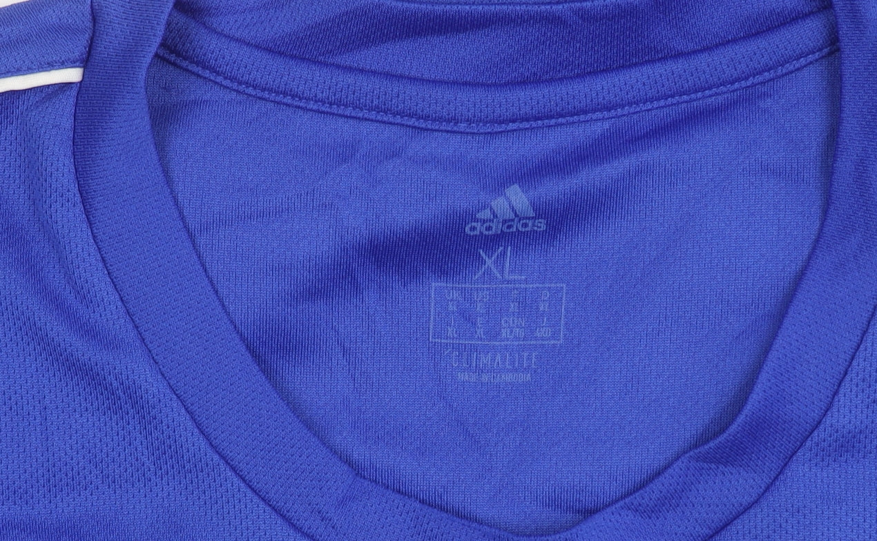 Adidas Men’s Blue XL Climalite Sports T-Shirt Football Training Top