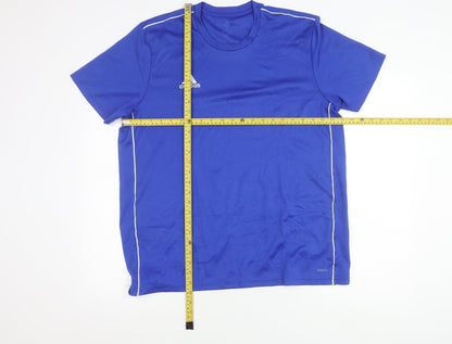 Adidas Men’s Blue XL Climalite Sports T-Shirt Football Training Top