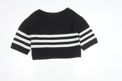 Womens UK Size L Zara Black Pullover Jumper