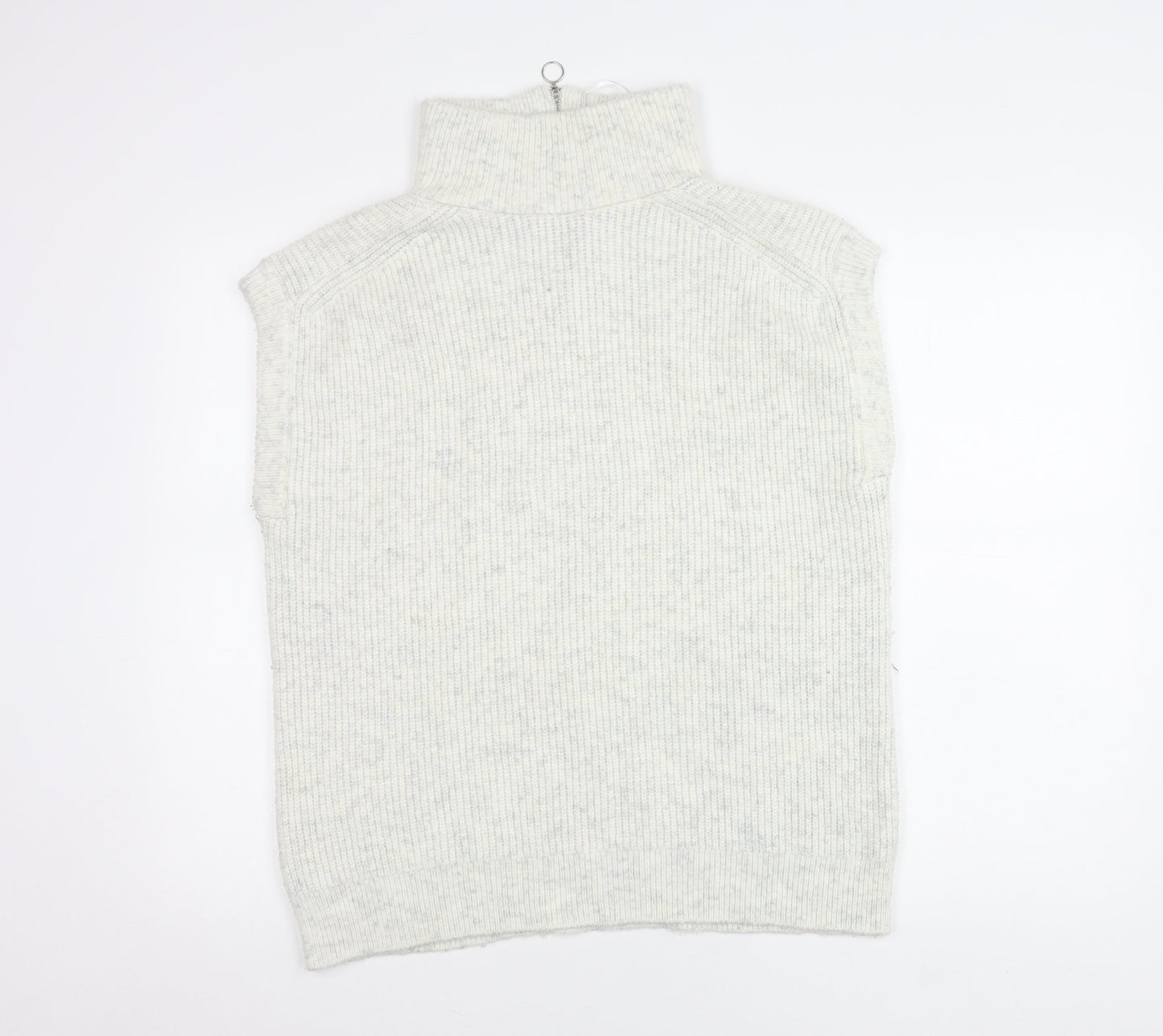 Womens UK Size S Marks and Spencer Grey Vest Jumper