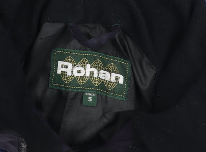 Rohan Womens Blue Parka Jacket Size S Water Resistant Windproof