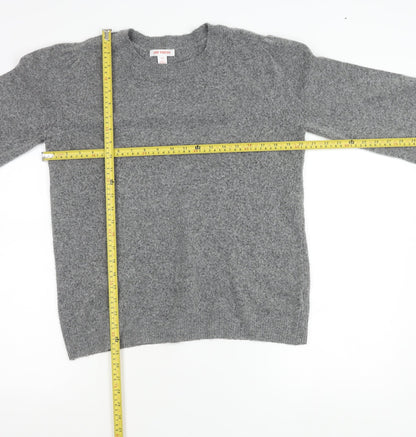 Joe Fresh Women’s Grey Pullover Jumper Size L Crew Neck Knitwear