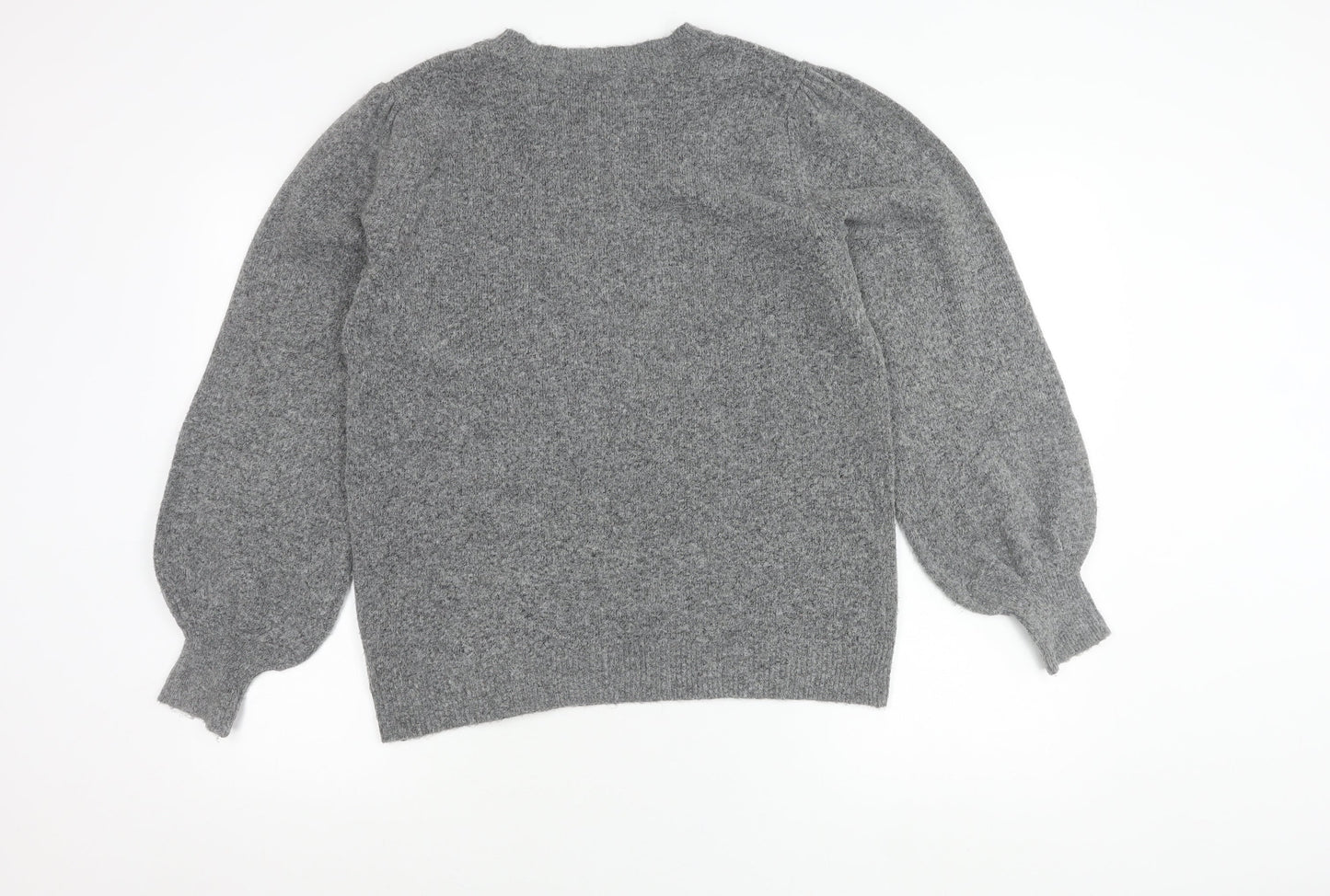 Joe Fresh Women’s Grey Pullover Jumper Size L Crew Neck Knitwear