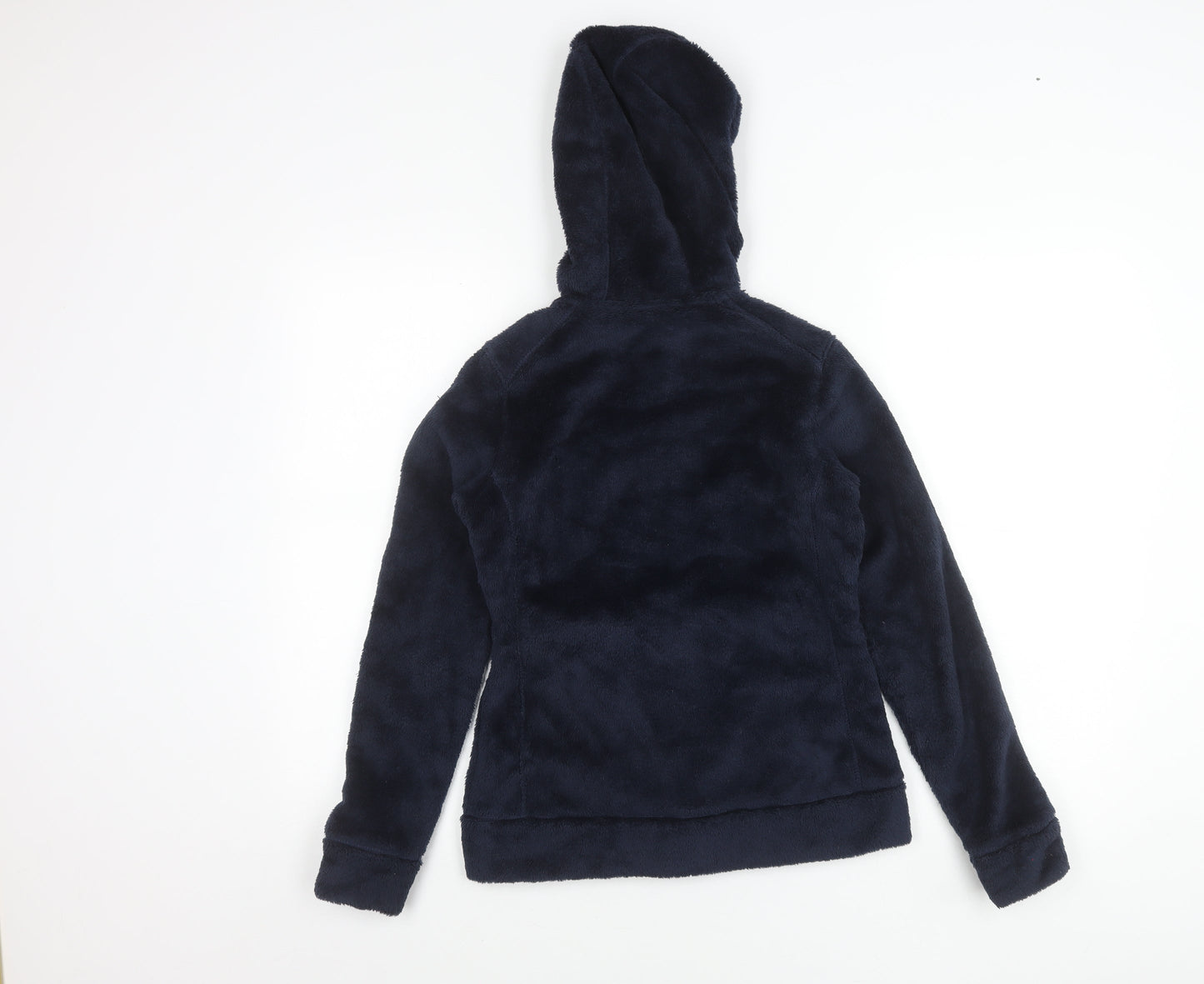 Decathlon Girls Blue 14 Years Fleece Hooded Full Zip Jacket