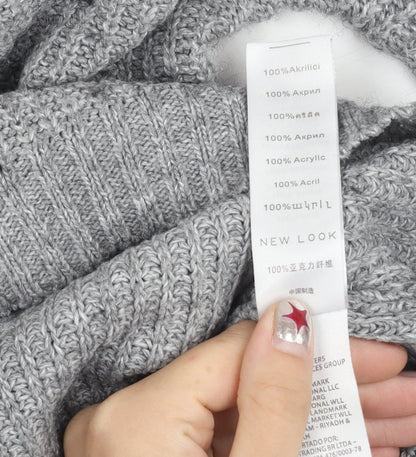 Womens UK Size 10 Cameo Rose Grey Pullover Jumper