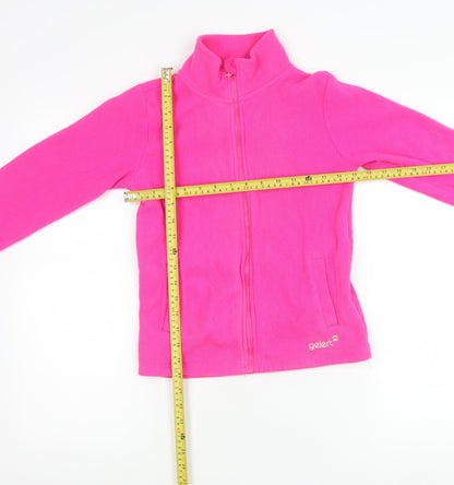 Gelert Girls Pink Fleece Full Zip Jacket 9-10 Years Outdoor Casual