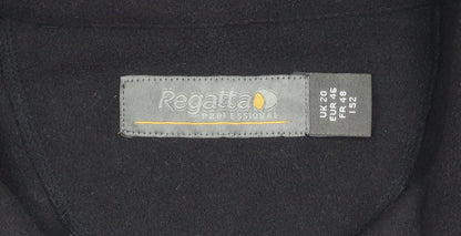 Unisex Adults UK Size 46 Regatta Black Basic Jacket