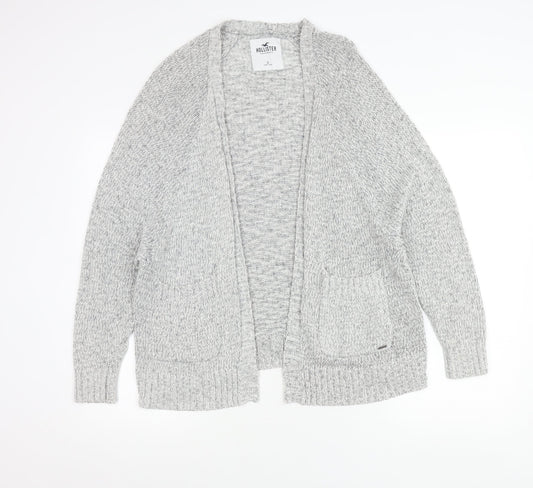 Womens UK Size S Hollister Grey Cardigan Jumper