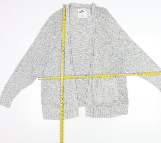 Womens UK Size S Hollister Grey Cardigan Jumper