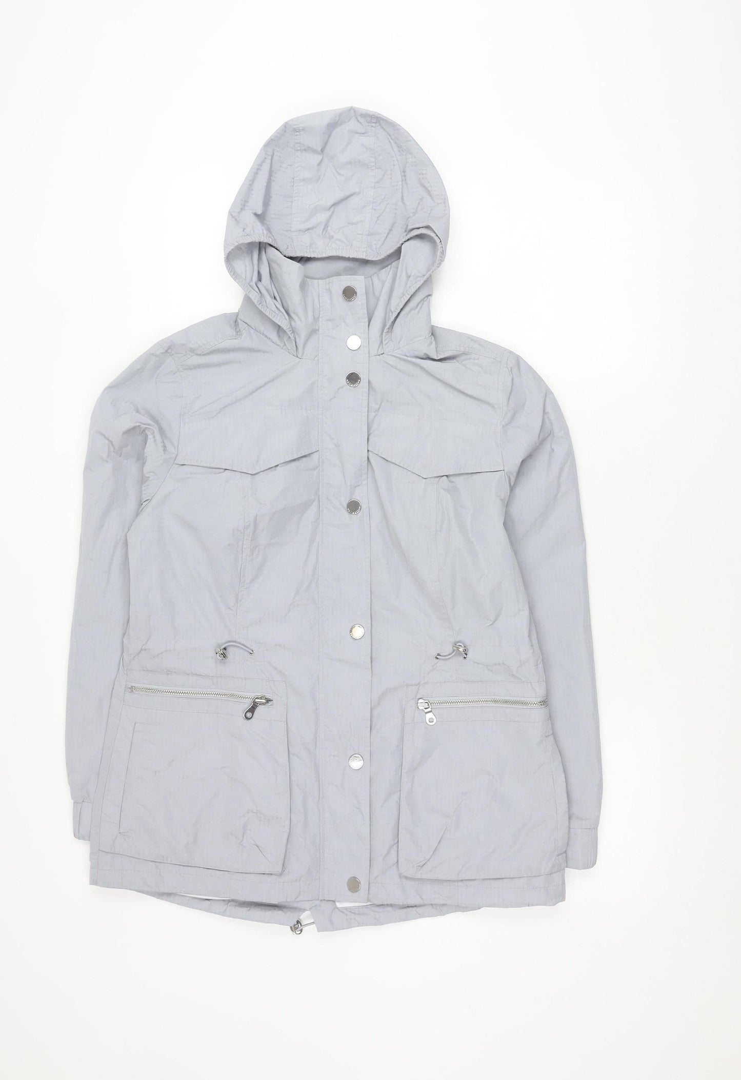 Womens UK Size 12 Marks and Spencer Grey Parka Coat