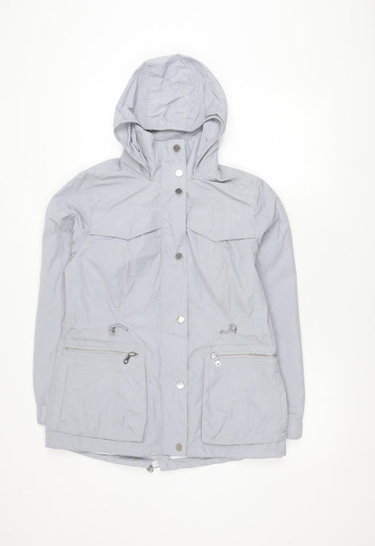 Womens UK Size 12 Marks and Spencer Grey Parka Coat