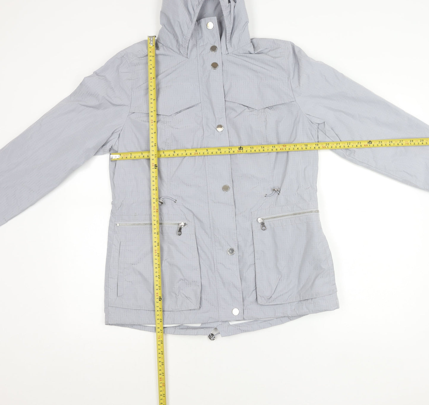 Womens UK Size 12 Marks and Spencer Grey Parka Coat