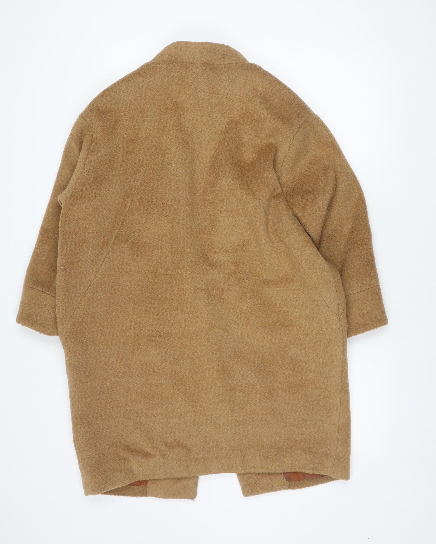 Womens UK Size 10 H&M Brown Overcoat