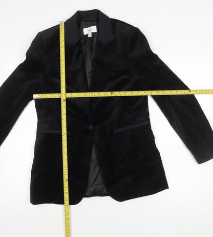 Marks and Spencer Womens Black Velvet Blazer Jacket M