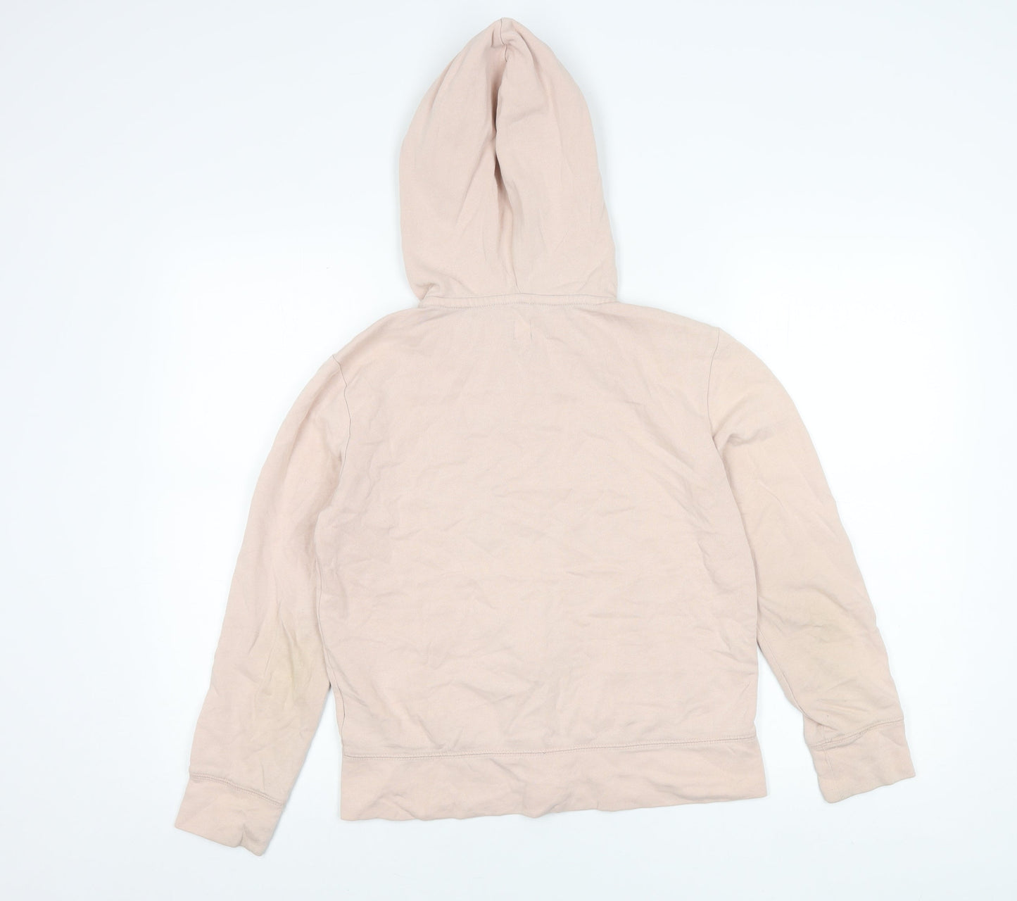 GAP Kids Girls Pink Zip Hoodie Jacket XXL 14 Years Hooded Logo Sequin
