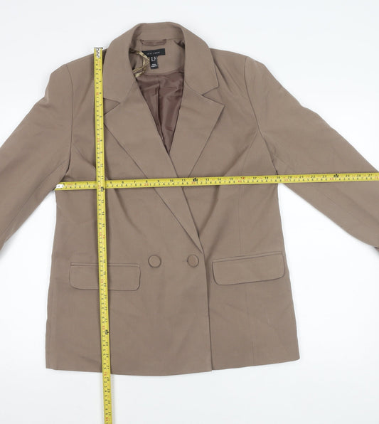 New Look Women’s Brown Double-Breasted Blazer UK 10