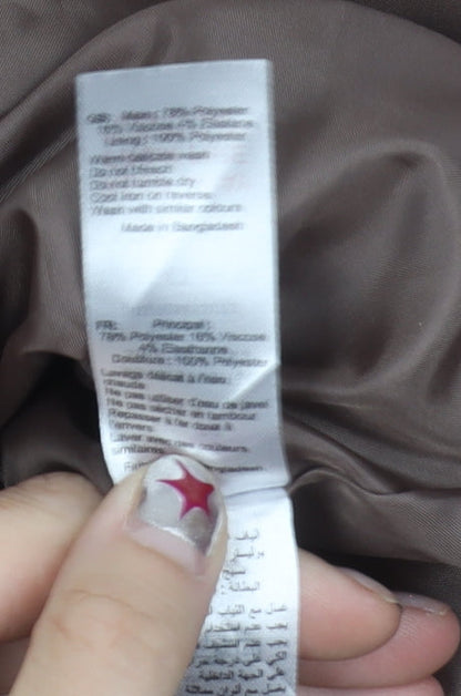 New Look Women’s Brown Double-Breasted Blazer UK 10