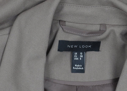 New Look Women’s Brown Double-Breasted Blazer UK 10