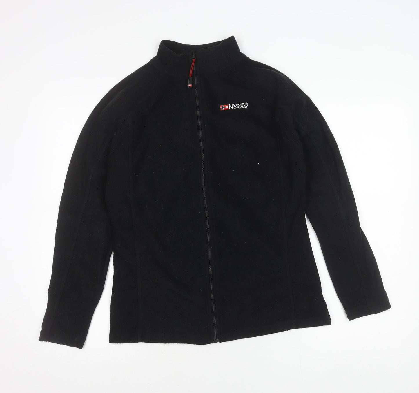 Geo Norway Women’s Black Fleece Full Zip Jacket UK 12