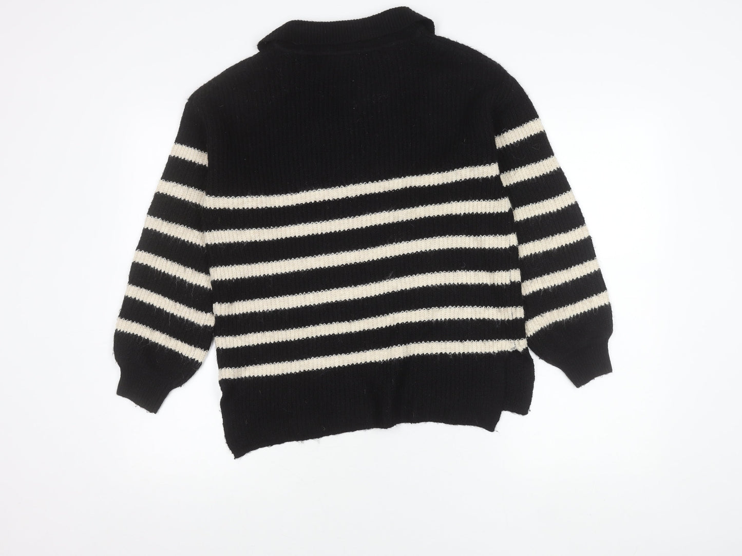 Womens UK Size S Marks and Spencer Black Pullover Jumper