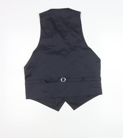 Tommy Hilfiger Men’s Blue Suit Waistcoat SML Classic Formal