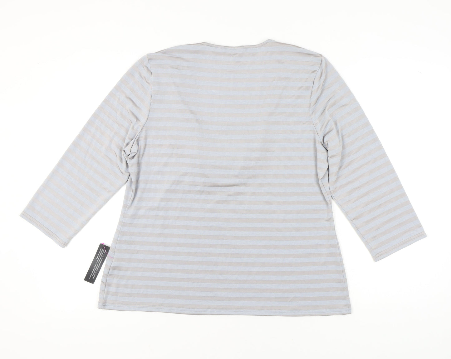 Womens UK Size 20 Roman Grey Tunic Blouse
