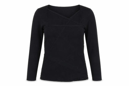 Womens UK Size 12 Principles Black Wrap Blouse
