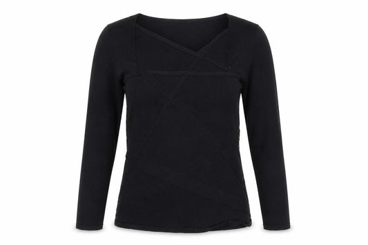 Womens UK Size 12 Principles Black Wrap Blouse
