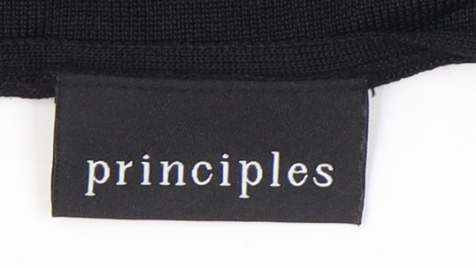 Womens UK Size 12 Principles Black Wrap Blouse