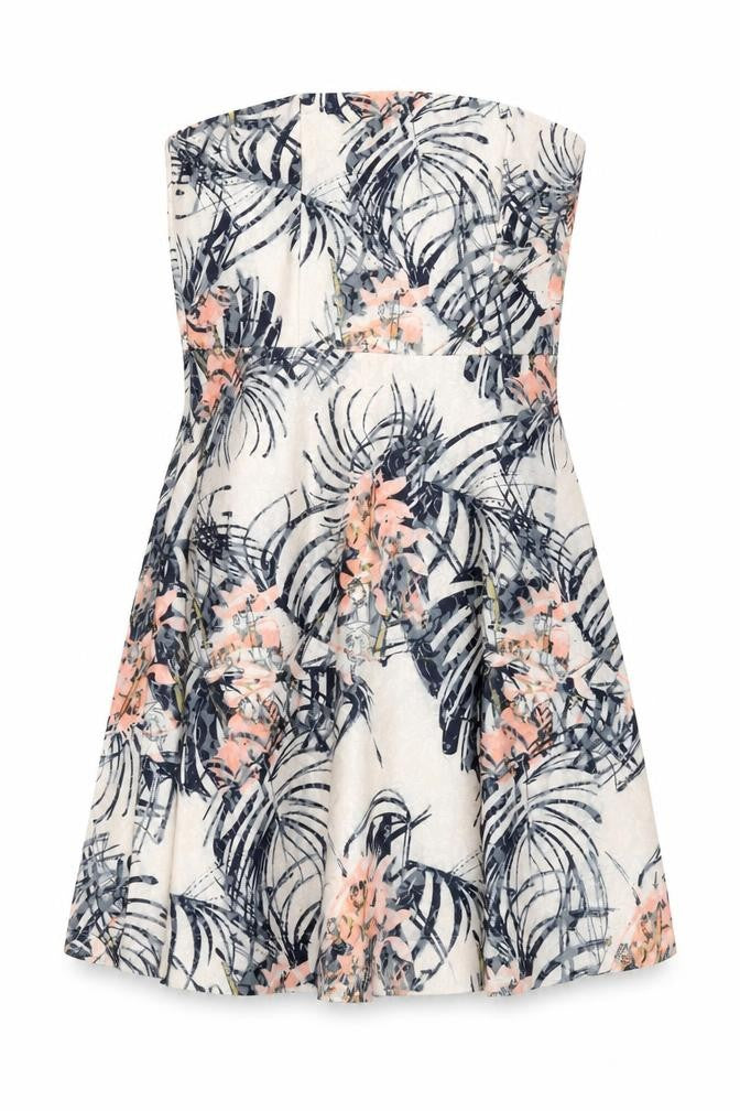 Next Women’s Strapless Multicoloured A-Line Dress UK 12