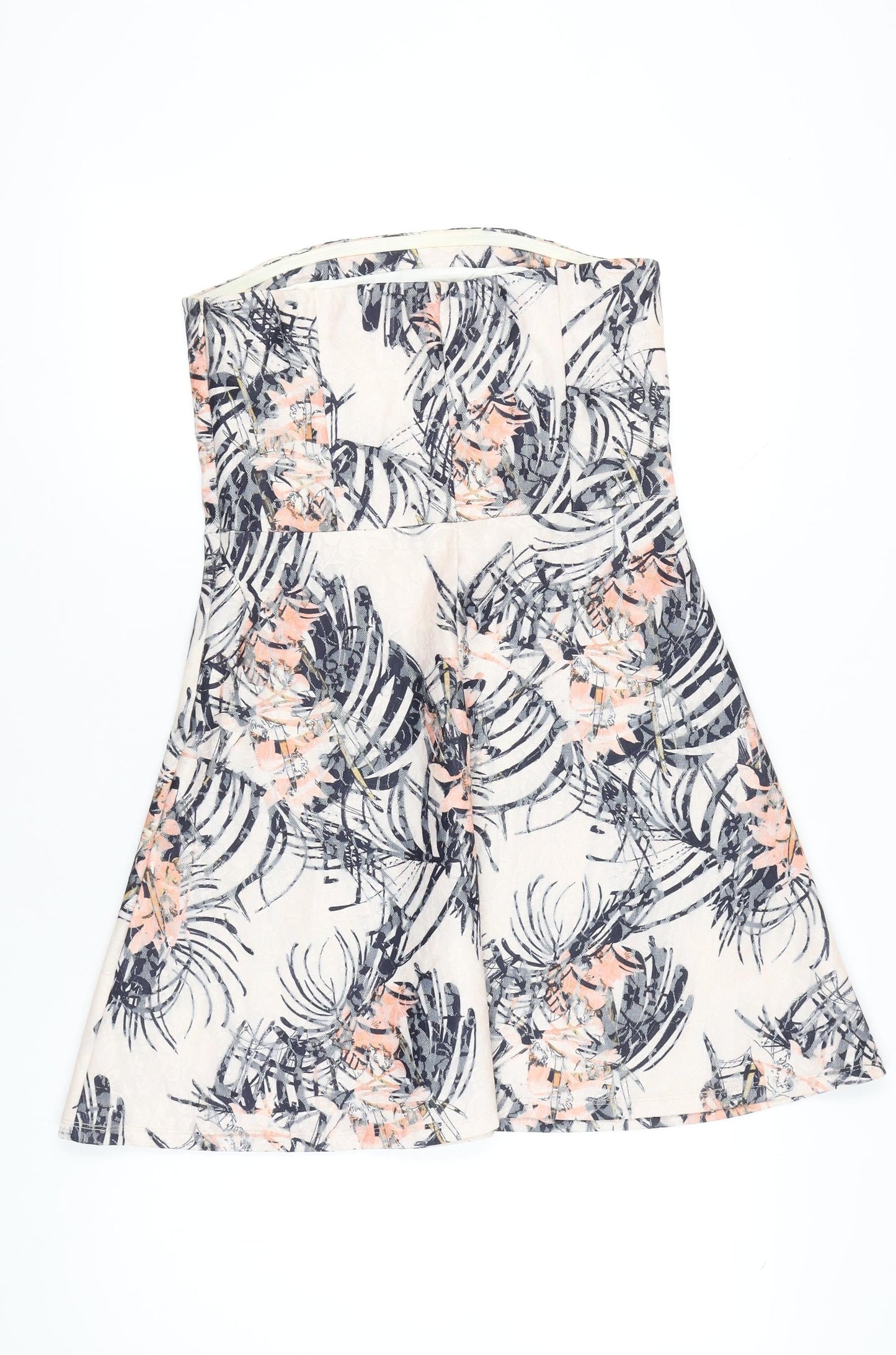 Next Women’s Strapless Multicoloured A-Line Dress UK 12