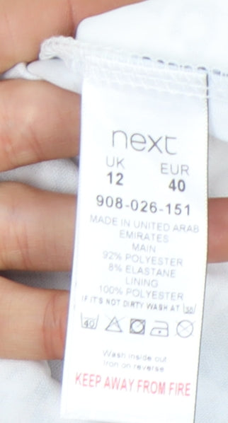 Next Women’s Strapless Multicoloured A-Line Dress UK 12