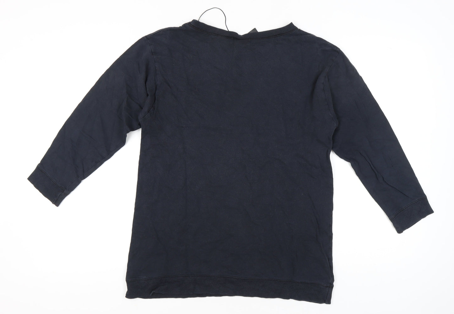 H&M Disney Women’s Black Mickey Mouse Cotton Sweatshirt Size M