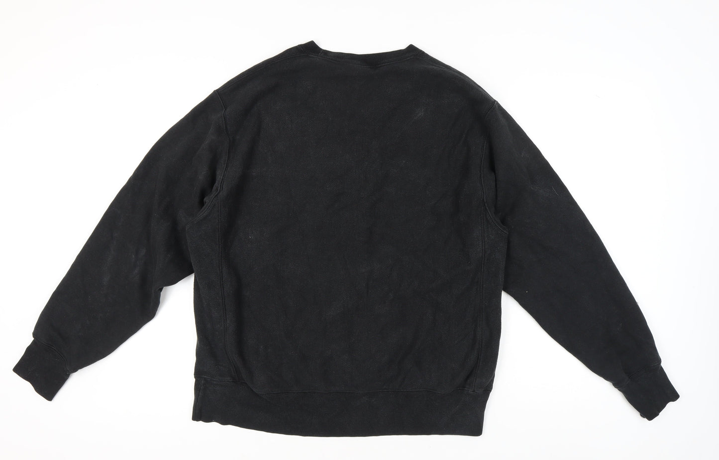 Mens UK Size L Champion Black Pullover Sweatshirt