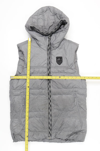 Mens UK Size S DECATHLON Grey Puffer Jacket