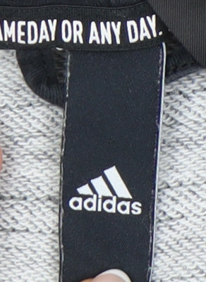 Adidas Women’s Grey Full Zip Hoodie Size 4-6 UK Sportswear