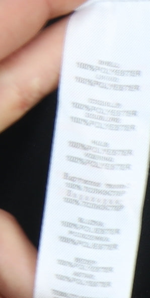 Mela Loves London Women Black Floral A-Line Short Dress Size 12