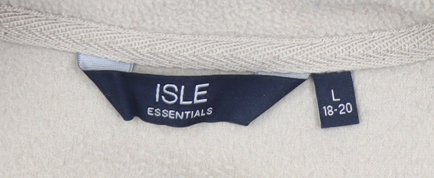 Womens UK Size 18 Isle Essentials Beige Basic Jacket