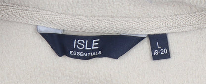 Womens UK Size 18 Isle Essentials Beige Basic Jacket