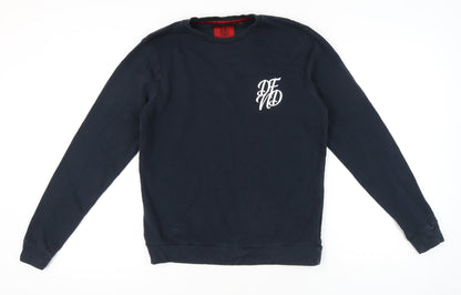 Mens UK Size L DFND Blue Pullover Sweatshirt