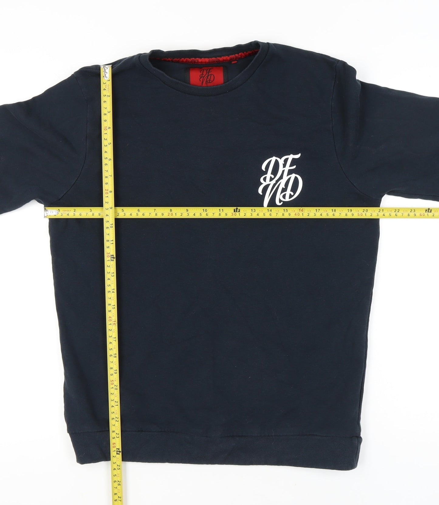 Mens UK Size L DFND Blue Pullover Sweatshirt