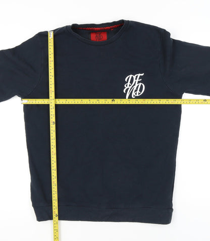 Mens UK Size L DFND Blue Pullover Sweatshirt
