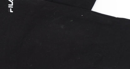 Fila Mens Black Jogger Sweatpants XL Regular Fit Casual