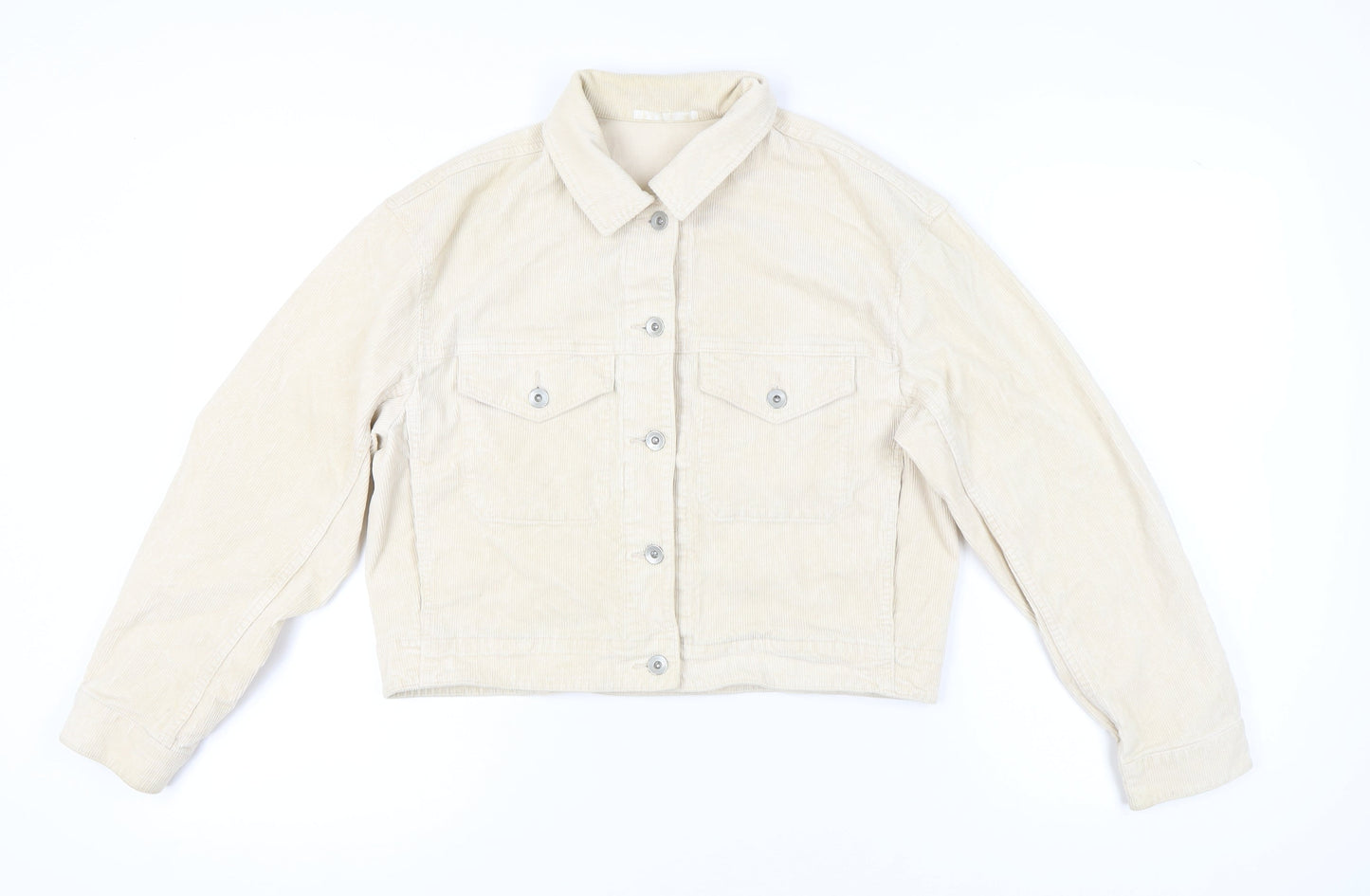 Womens UK Size S Uniqlo Beige Basic Jacket